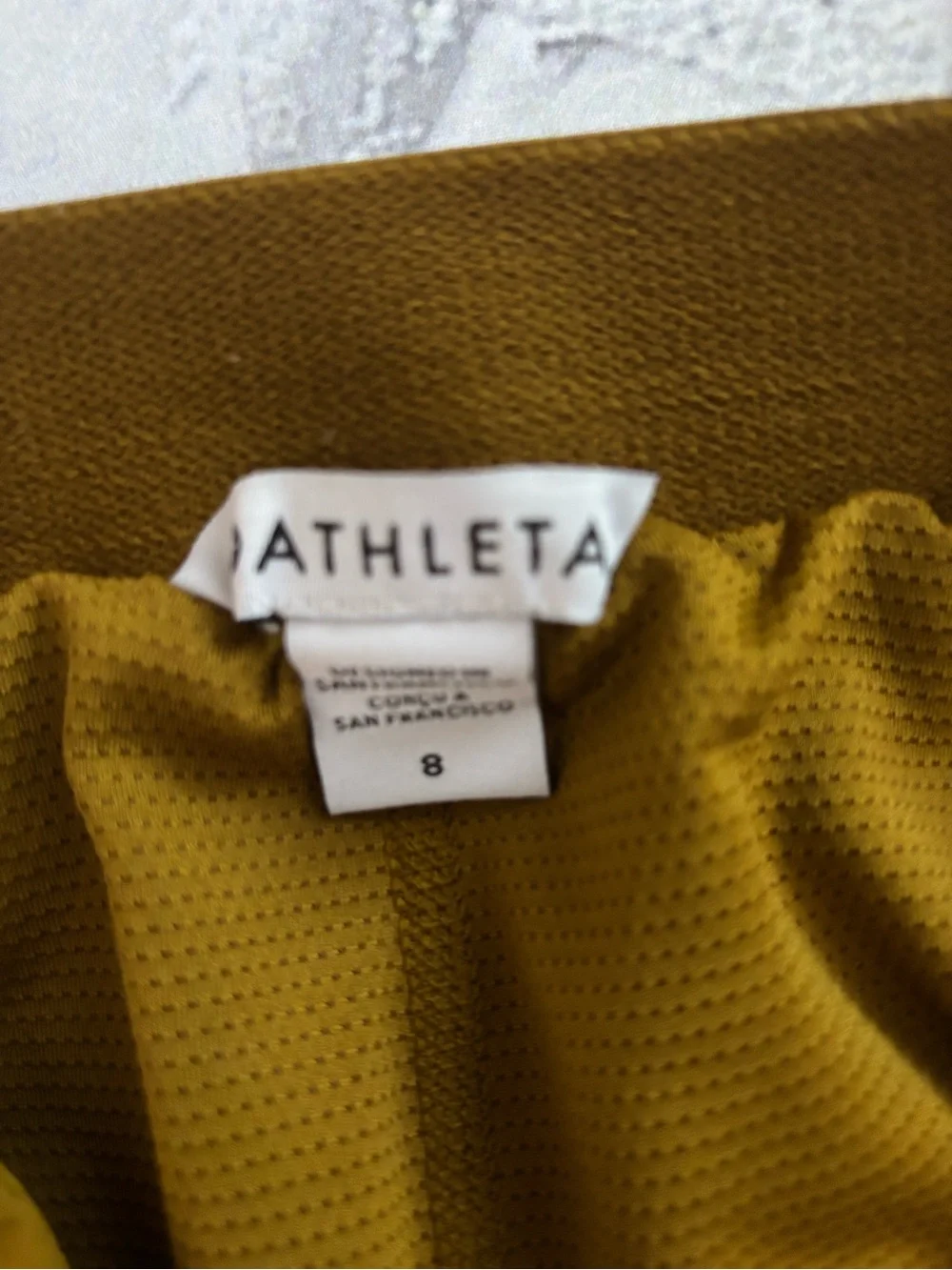 Women's Mustard Yellow Utility Skort